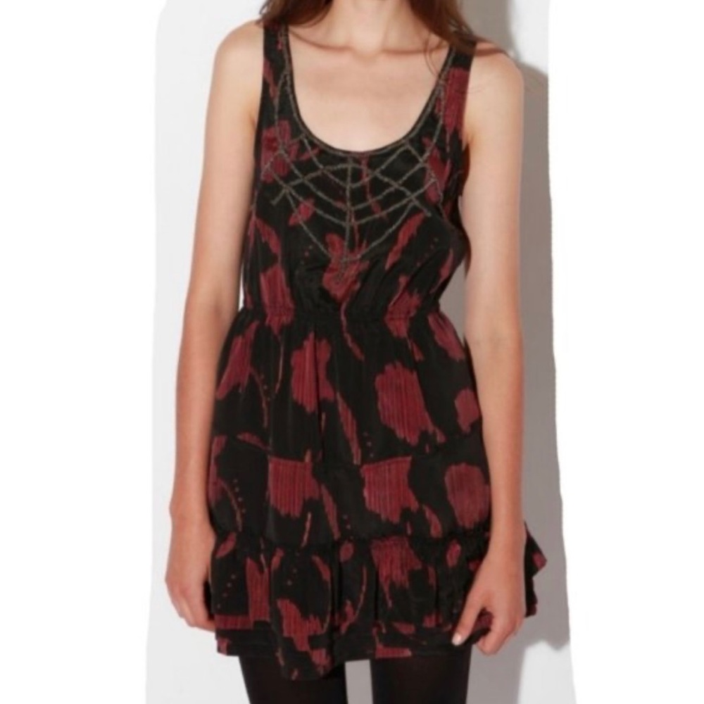 Urban Outfitters Ecote Beaded Tapestry Dress size M